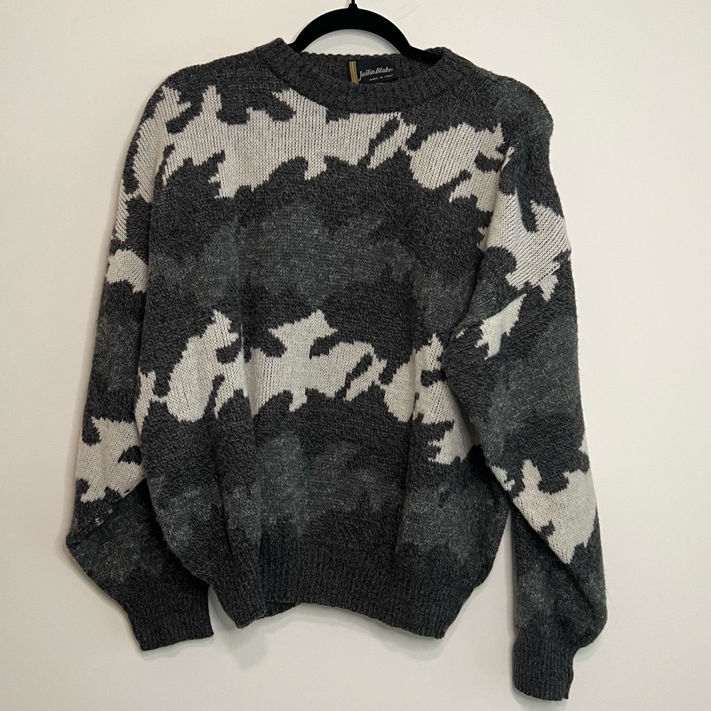 Vintage Justin Blake Abstract Sweater - XL